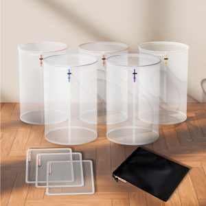 Lot de 5 sacs filtrants réutilisables 25-220 microns 5 gallons (≃ 19L) Spider Farmer - avec tamis et pochette de rangement