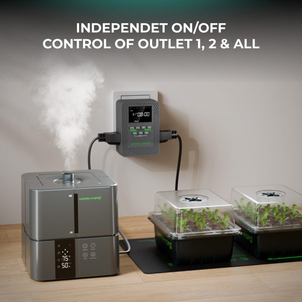 iTime 2-in-1 Smart Timer – Mars Hydro Double prise