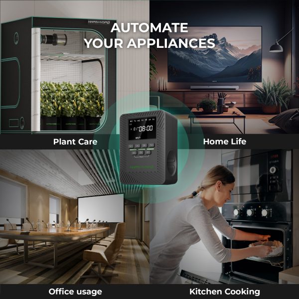 iTime 2-in-1 Smart Timer – Mars Hydro Double prise