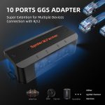 GGS AC5 Spider Farmer - Multiprise avec 5 connexions pour le contrôle climatique dans la tente de culture – avec mesure de la température