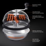 Bud Leaf Bowl Trimmer 13" - Défoliateur manuel Ø33cm à lames rotatives avec dôme transparent Spider Farmer