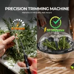Bud Leaf Bowl Trimmer 13" - Défoliateur manuel Ø33cm à lames rotatives avec dôme transparent Mars Hydro