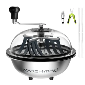 Bud Leaf Bowl Trimmer 13" - Défoliateur manuel Ø33cm à lames rotatives avec dôme transparent Mars Hydro