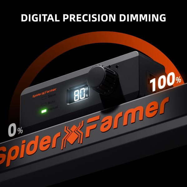 Kit Complet Spider Farmer G3000 300W - Tente de Culture 90x90x180cm - LED Spectre complet avec contrôle WiFi et Bluetooth - ventilateur ∅15cm - kit ventilation ∅100mm SPEED Controller SERIES