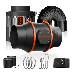 Kit Extracteur d'air / Filtre / (Ø150mm) Contrôleur Manuel Spider Farmer