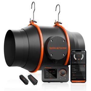 Extracteur d'air (Ø150mm) / Contrôleur Intelligent GGS Spider Farmer