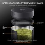 Auto-Cure Smart Jar de 2L Spider Farmer® | Pot de conservation sous vide avec couvercle intelligent pour conservation et affinage | Lot de 4 sachets bidirectionnels à 62% d'humidité