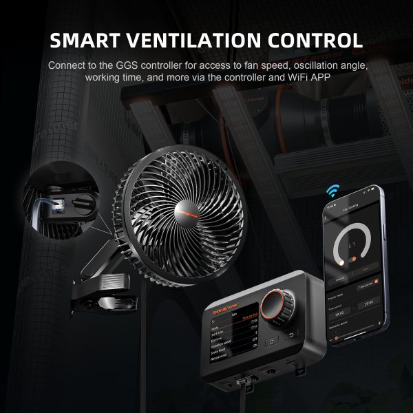 Ventilateur à Pince Ø15cm Spider Farmer
