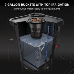 Système hydroponique DWC 2 sceaux de 7 gallons (≃ 26L) Spider Farmer avec kit goutte à goutte supérieur pour Culture en eau profonde