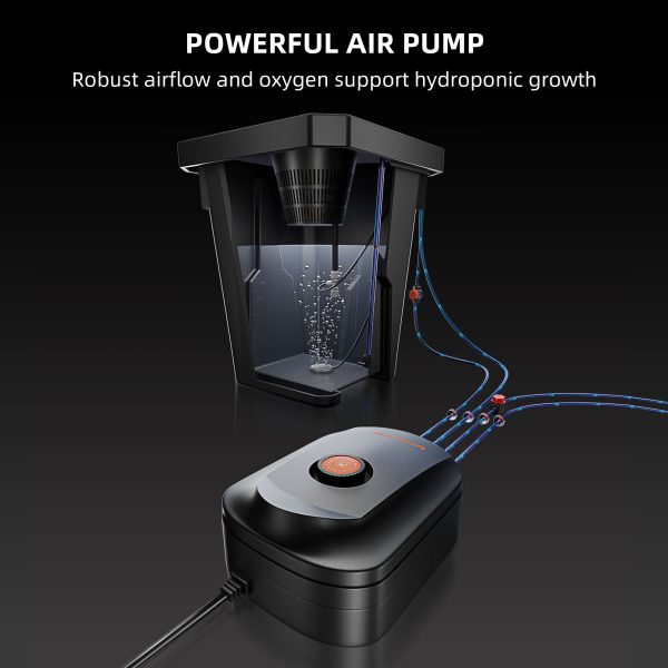 Système hydroponique DWC 2 sceaux de 7 gallons (≃ 26L) Spider Farmer avec kit goutte à goutte supérieur pour Culture en eau profonde