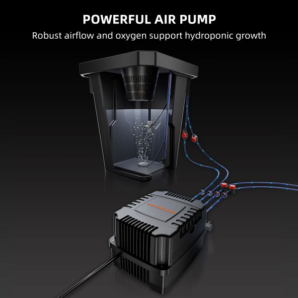 Système hydroponique DWC 4 sceaux de 7 gallons (≃ 26L) Spider Farmer avec kit goutte à goutte supérieur pour Culture en eau profonde