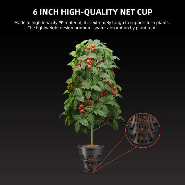 Système hydroponique DWC 4 sceaux de 7 gallons (≃ 26L) Spider Farmer avec kit goutte à goutte supérieur pour Culture en eau profonde