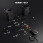 Système hydroponique DWC 2 sceaux de 7 gallons (≃ 26L) Spider Farmer avec kit goutte à goutte supérieur pour Culture en eau profonde