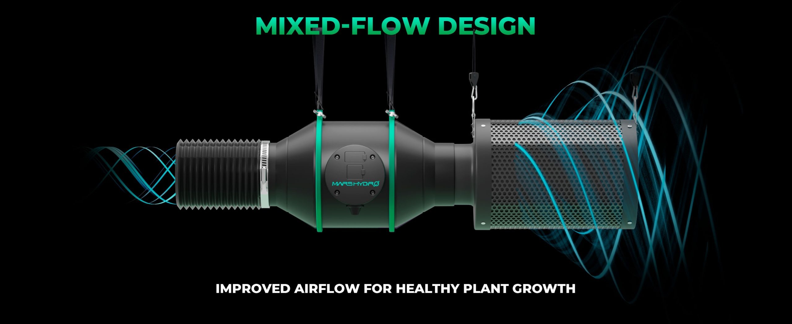 Kit Extracteur d'air iFresh / Filtre Contrôleur Intelligent Mars Hydro