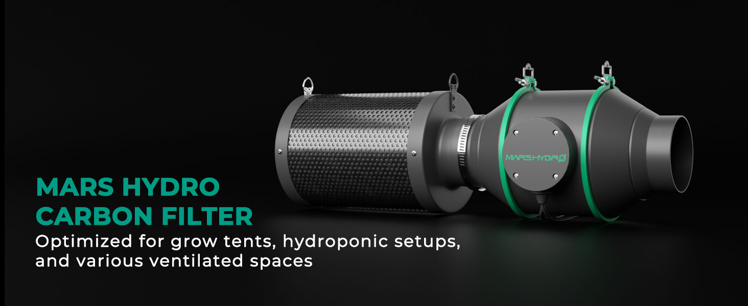 Kit Extracteur d'air / Filtre (Ø100mm) Contrôleur Thermostatique Mars Hydro