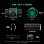 Kit Extracteur d'air iFresh / Filtre (Ø150mm) Contrôleur Intelligent Mars Hydro