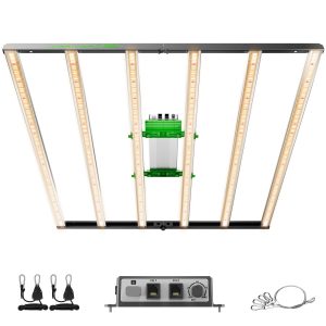 FC-E6500 Lampe de Culture LED Bridgelux Spectre Complet 730W Smart Dimmable Mars Hydro – pour Tente de Culture 150X150cm