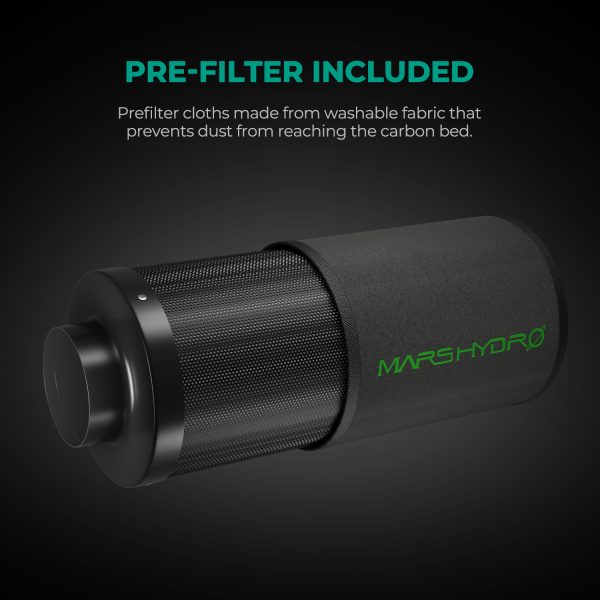 Filtre à charbon rechargeable Mars Hydro