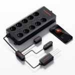 GGS AC10 Spider Farmer - Multiprise avec 10 connexions pour le contrôle climatique dans la tente de culture – avec mesure de la température