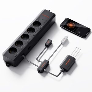 GGS AC5 Spider Farmer - Multiprise avec 5 connexions pour le contrôle climatique dans la tente de culture – avec mesure de la température