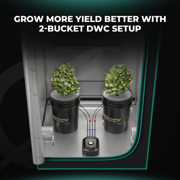 Kit Complet DWC 2 sceaux 5gallons (±19L) Mars Hydro