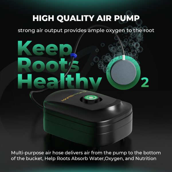 Kit Complet DWC 2 sceaux 5gallons (±19L) Mars Hydro