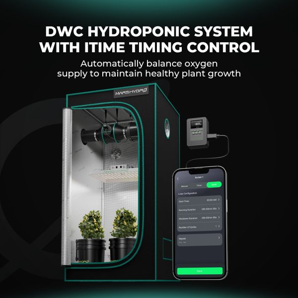 Kit Complet DWC 2 sceaux 5gallons (±19L) Mars Hydro