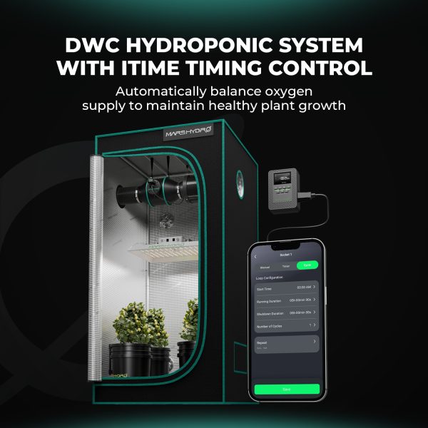 Kit Complet DWC 4 sceaux 5gallons (±19L) Mars Hydro