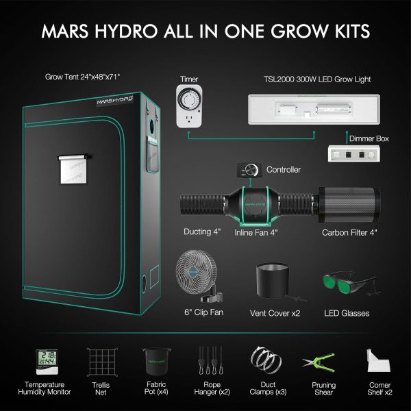 Kit Complet TSL2000 - 120x60cm Mars Hydro
