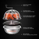 Bud Leaf Bowl Trimmer 16" - Défoliateur manuel Ø40cm à lames rotatives avec dôme transparent Spider Farmer
