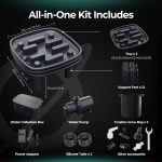 Pack de 3 Plateaux de drainage - Auto-Drainage System - Pompe à eau - Sacs de culture - Pour tentes de culture, jardin, 3 plantes - Mars Hydro