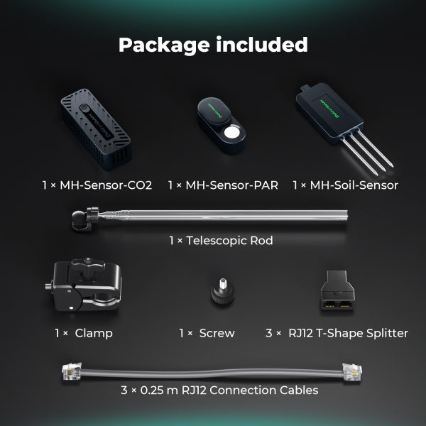 Smart Sensor Kit : CO2 Sensor / PPFD Sensor / Soil Sensor Mars Hydro