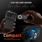 Loupe microscope grossissement X200 pour trichomes Spider Farmer – Objectif pour smartphone avec LED et UV