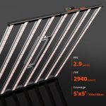 SE1000W Lampe de Culture LED BridgeLux3030 spectre complet Spider Farmer