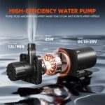 Système d’Irrigation goutte-à-goutte automatique 50L (Pompe intelligente 25 W) Spider Farmer