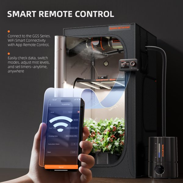 Humidificateur intelligent à vapeur froide de 5L Spider Farmer