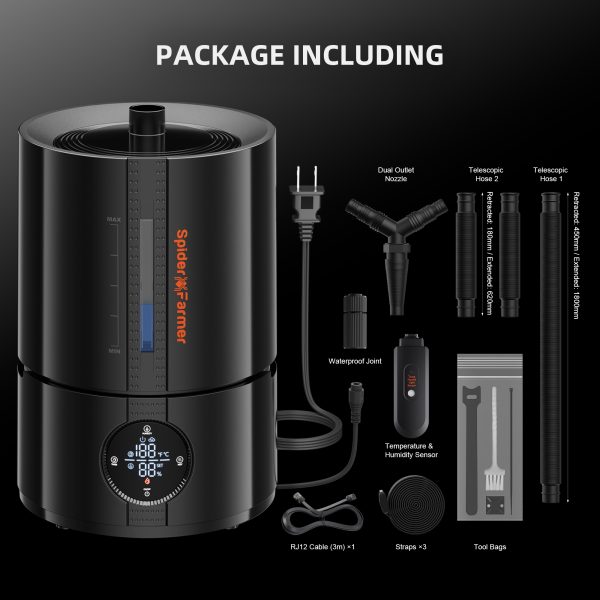 Humidificateur intelligent à vapeur froide de 5L Spider Farmer