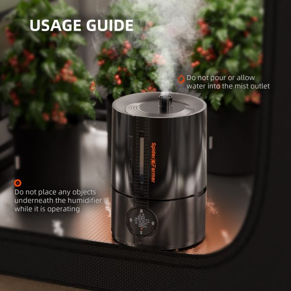 Humidificateur intelligent à vapeur froide de 5L Spider Farmer