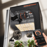 Kit Complet Spider Farmer SF1000 100W - Tente de Culture 70x70x160cm - LED Samsung 301H EVO Spectre complet - ventilateur ∅15cm - kit ventilation ∅100mm SPEED Controller SERIES