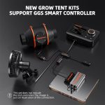 Kit Complet Spider Farmer SF1000 100W - Tente de Culture 70x70x160cm - LED Samsung 301H EVO Spectre complet - ventilateur ∅15cm - kit ventilation ∅100mm SPEED Controller SERIES