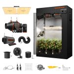 Spider Farmer SF2000 200W Complete Kit - Grow Tent 120x60x180cm - Samsung 301H EVO Full Spectrum LED - ∅15cm fan - ∅100mm ventilation kit GGS Controller SERIES
