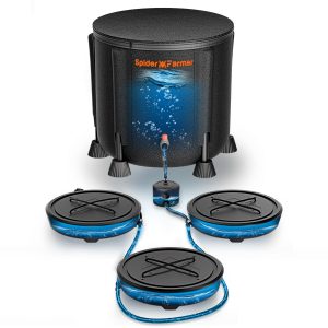 Lot de 3 kits de système d'arrosage automatique silencieux alimentés par gravité Spider Farmer – sans pompe