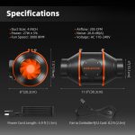 Extracteur d'air Contrôleur Intelligent GGS Spider Farmer