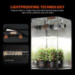 Kit Complet Spider Farmer SF1000 100W - Tente de Culture 70x70x160cm - LED Samsung 301H EVO Spectre complet - ventilateur ∅15cm - kit ventilation ∅100mm GGS Controller SERIES