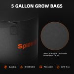 Spider Farmer SF2000 200W Complete Kit - Grow Tent 120x60x180cm - Samsung 301H EVO Full Spectrum LED - ∅15cm fan - ∅100mm ventilation kit GGS Controller SERIES