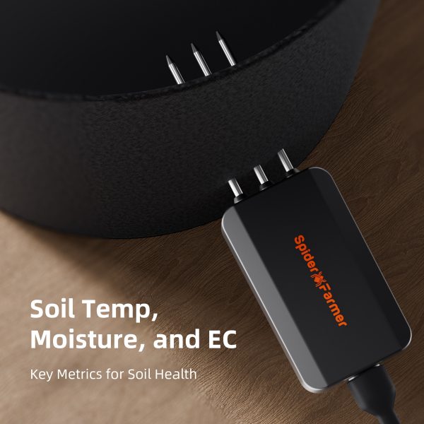 GGS AC5 Spider Farmer - Multiprise avec 5 connexions pour le contrôle climatique dans la tente de culture – avec mesure de la température, de l'humidité et du VPD, contrôle du temps, données historiques, Bluetooth et Wi-Fi – Image 9
