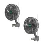 Ventilateur à Pince Ø15cm Mars Hydro - 2PCS - 10 niveaux de contrôle de vitesse