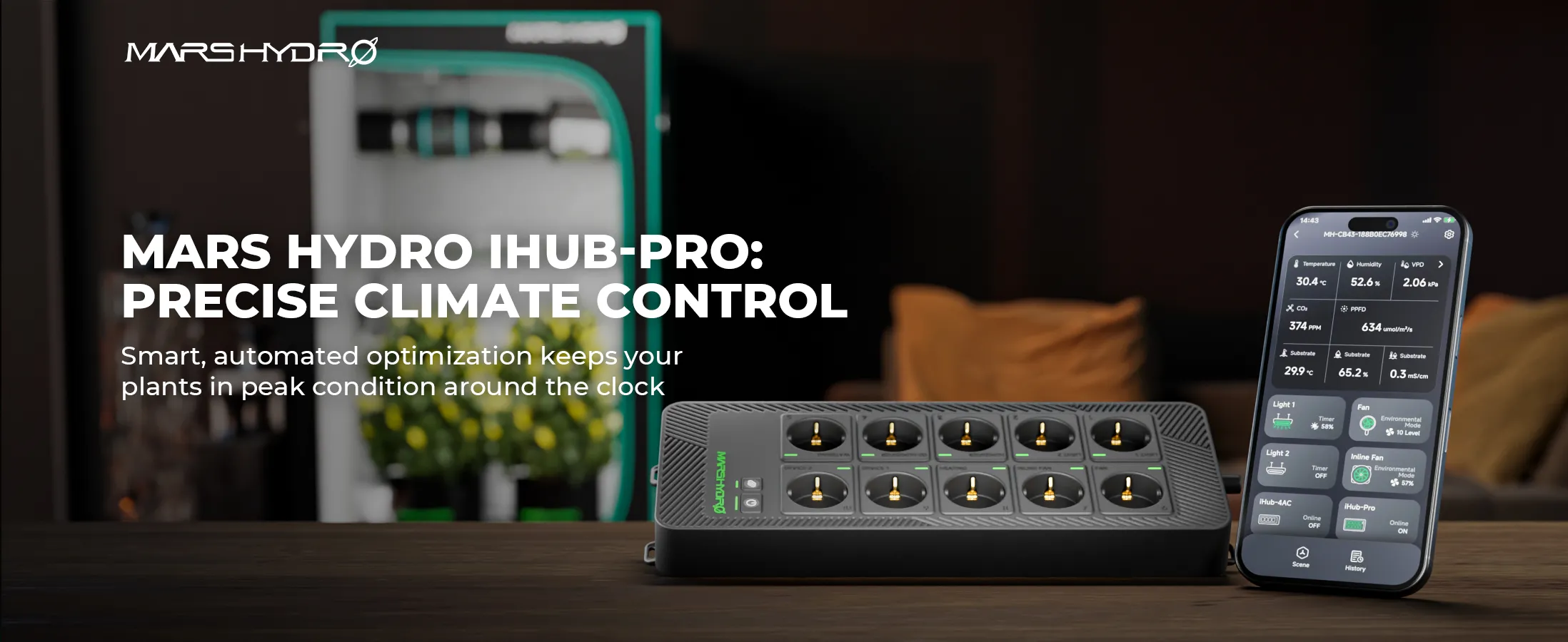 iHub Pro - 10 prises - Contrôle intelligent WiFi (lumière