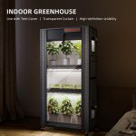 Étagère de culture 4 niveaux 70x35x150cm Spider Farmer - éclairage horticole LED 108W - Tente 1680D - Idéal pour germination et bouturage
