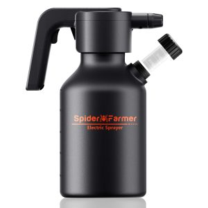 Pulvérisateur électrique 2L Spider Farmer® - Rechargement rapide (type C), vaporisateur automatique One-Touch avec tasse à mesurer pour l'arrosage intérieur et extérieur du jardin